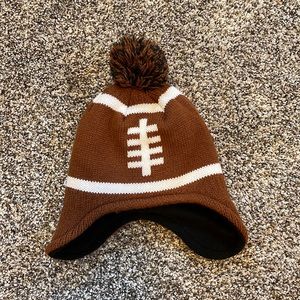 Football fleece Pom beanie
